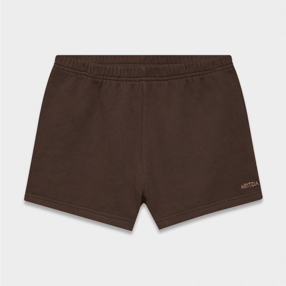 Aritzia Cozy Sweatfleece Perfect Hi-Rise Mini Short - Picture 2 of 6
